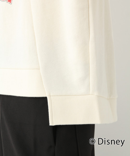 GLOBAL WORK（グローバルワーク）の「MICKEY MOUSE/リメイクフウプルオーバー WOMEN/814132（スウェット・レディース・ホワイト/チャコールグレー/レッド・MEDIUM/LARGE）」の9枚目の写真
