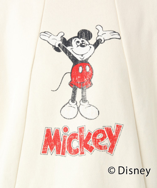 GLOBAL WORK（グローバルワーク）の「MICKEY MOUSE/リメイクフウプルオーバー WOMEN/814132（スウェット・レディース・ホワイト/チャコールグレー/レッド・MEDIUM/LARGE）」の13枚目の写真