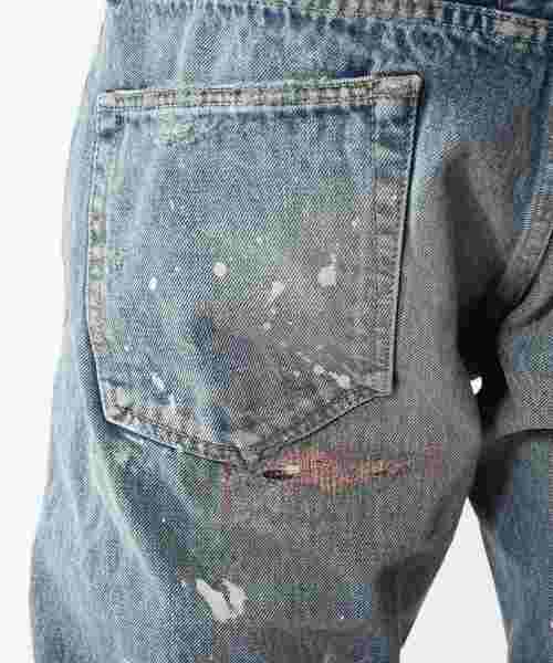 TMT（ティーエムティー）の「HQ PAINT&CRUSH DENIM 5P TAPERED（デニム