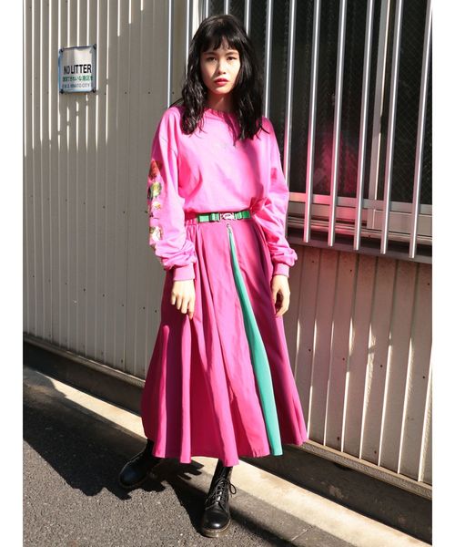 jouetie（ジュエティ）の「ラメローズロンT（Tシャツ/カットソー・レディース・ライトブルー/ブラック/オフホワイト/ピンク・MEDIUM）」の16枚目の写真