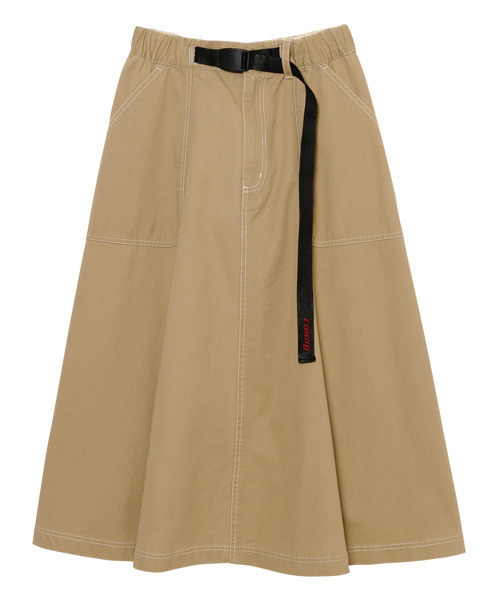 Candy Stripper(キャンディストリッパー)の「BELTED フレア スカート(スカート・レディース・ブラック/ベージュ/ボルドー・1/2)」の6枚目の写真