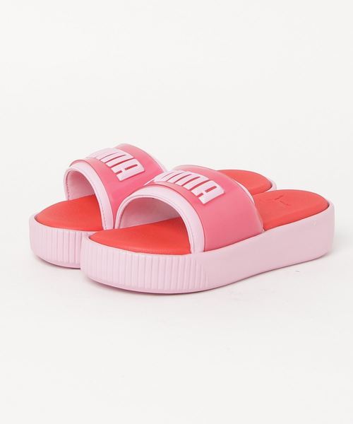 セール Puma プーマ プラットフォーム スライド ファッション ウィメンズ サンダル サンダル Puma プーマ のファッション通販 Zozotown