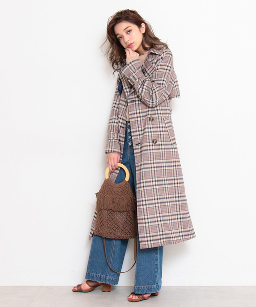 FREE'S MART(フリーズマート)の「◆ベーシックラグラントレンチコート(トレンチコート・レディース・ベージュ/イエロー/ホワイト系その他・SMALL/MEDIUM)」の6枚目の写真