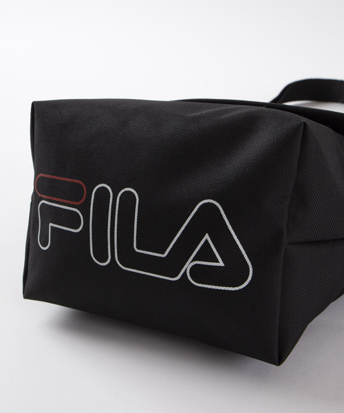 FILA（フィラ）の「∴WEGO/FILA別注ロゴフラップショルダーバッグ（ショルダーバッグ・レディース・トリコロール/ブラック/パープル・FREE）」の15枚目の写真