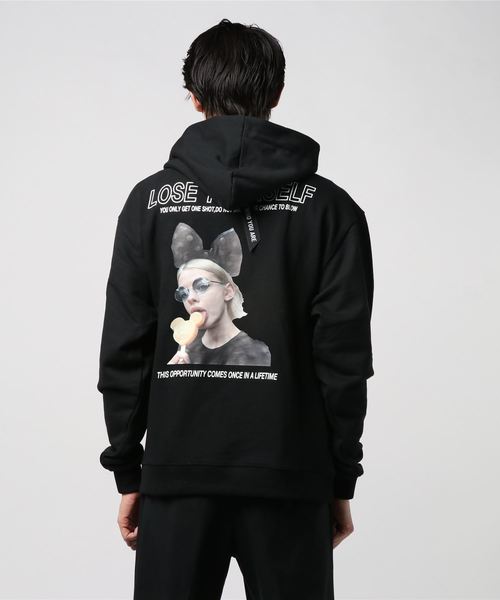 JACKROSE（ジャックローズ）の「バニーガールパーカー（パーカー・メンズ・ホワイト/ブラック・M/L）」の4枚目の写真