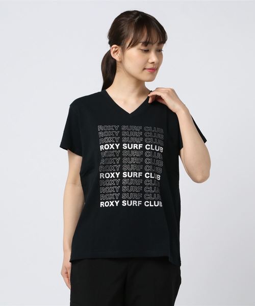 ROXY(ロキシー)の「半袖Tシャツ ROXY RST191166(Tシャツ/カットソー・レディース・ホワイト/ブラック・M/L)」の2枚目の写真