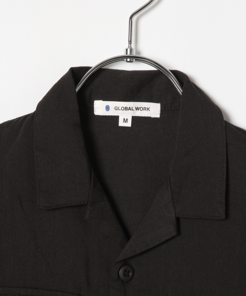 GLOBAL WORK（グローバルワーク）の「【キッズ】カイキンアウトポケシャツ半袖/830264（シャツ/ブラウス・キッズ・ベージュ/ブラック・SMALL/LARGE/X-LARGE/MEDIUM/XX-LARGE）」の16枚目の写真