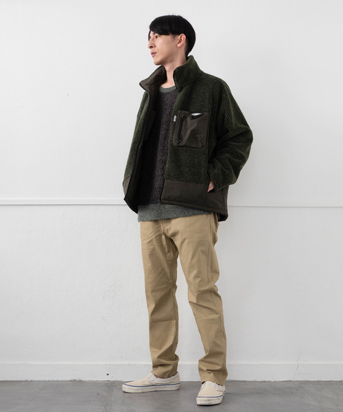 JRD by JARLD(ジェイアールディーバイジャールド)の「【JRD by JARLD】無地 撥水ストレッチツイル ビッグイージーパンツ(その他パンツ・メンズ・ネイビー/ベージュ/カーキ・XS/S/M/L)」の1枚目の写真