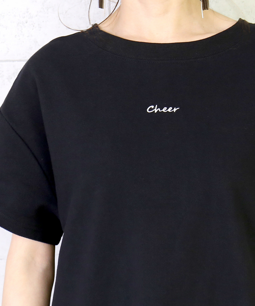 n'ee-ne（ネーネ）の「コットン鹿の子Tシャツ（Tシャツ/カットソー・レディース・オフホワイト/ブラック/ベージュ・M）」の21枚目の写真