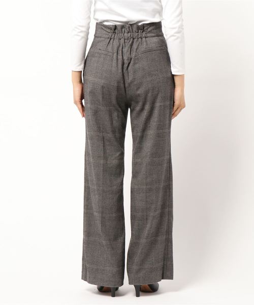 DouDou(ドゥドゥ)の「チェックパンツ(その他パンツ・レディース・ブラック/ブラウン・38/36)」の3枚目の写真