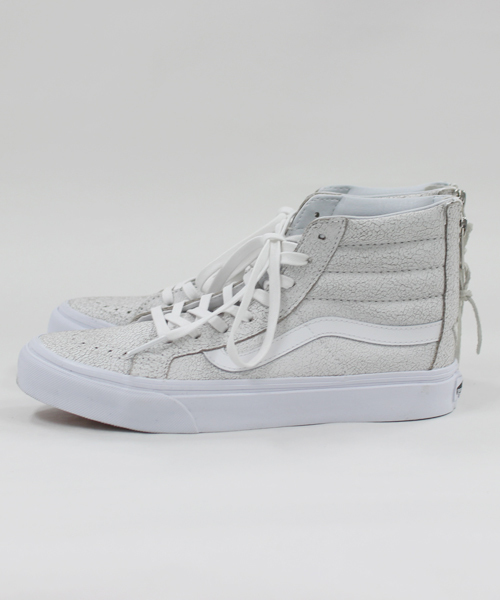 ELFORBR(エルフォーブル)の「【BAILA2月号掲載】【ELFORBR エクスクルーシブモデル】SK8-HI SLIM ZIP(VANS)(スニーカー・レディース・ホワイト・23/23.5/24/24.5/25)」の6枚目の写真