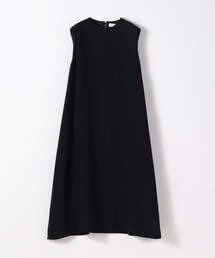 シルクダブルクロス クルーネックワンピース
