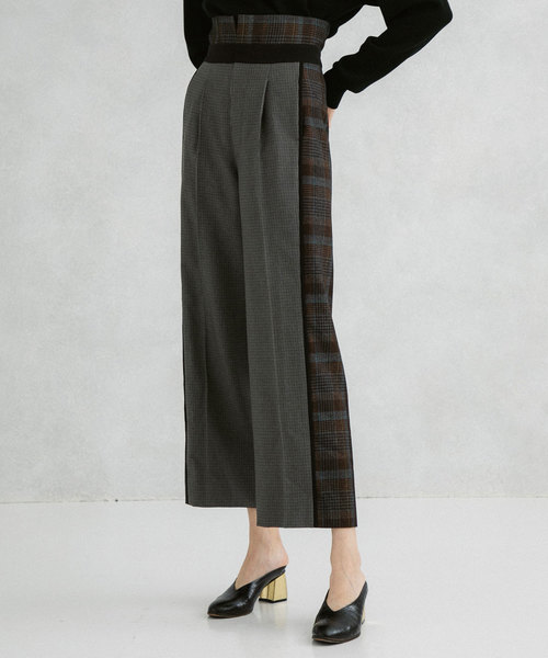 UNITED TOKYO(ユナイテッドトウキョウ)の「バイカラーワイドパンツ(その他パンツ・レディース・ブラック/アイボリー/マルチ・1/2/3)」の8枚目の写真