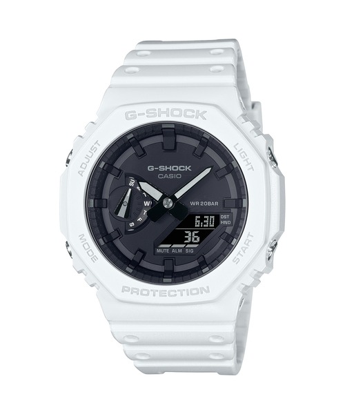 CASIO（カシオ）の「CASIO G-SHOCK / "GA-2100" リストウォッチ（アナログ腕時計・メンズ・ブラック/ダークブラック/アイボリー/ホワイト/ブルー・FREE）」の2枚目の写真