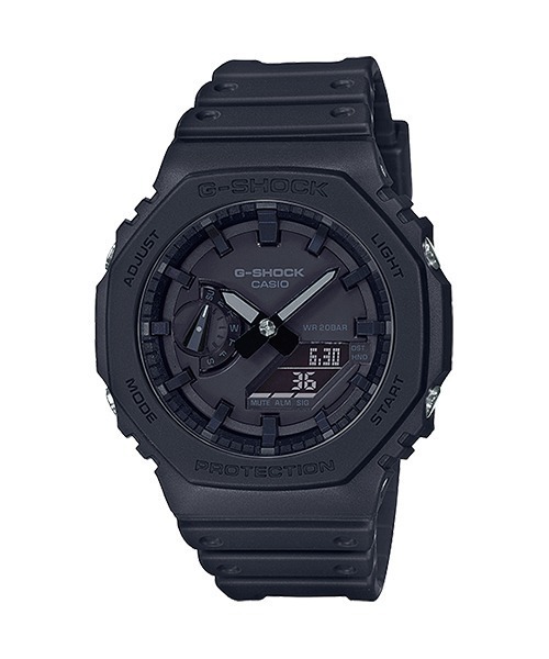 CASIO（カシオ）の「CASIO G-SHOCK / "GA-2100" リストウォッチ（アナログ腕時計・メンズ・ブラック/ダークブラック/アイボリー/ホワイト/ブルー・FREE）」の4枚目の写真