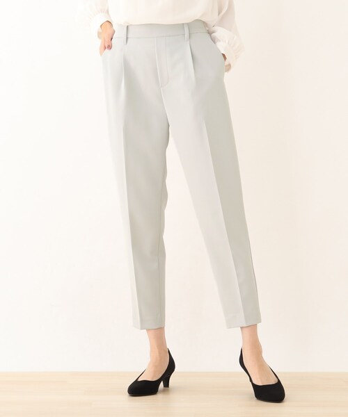 SHOO・LA・RUE(シューラルー)の「【S-5L/洗濯機可/2WAYストレッチ】ダブルクロスセンタープレステーパード(その他パンツ・レディース・ブラック/ダークネイビー/ナチュラル/ベージュ系その他4/ブラック系/ベージュ系その他5/ブラック系1/グレー系6・01/02/03/04/05/06/07)」の5枚目の写真