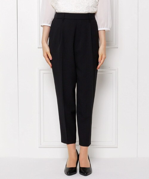 SHOO・LA・RUE(シューラルー)の「【S-5L/洗濯機可/2WAYストレッチ】ダブルクロスセンタープレステーパード(その他パンツ・レディース・ブラック/ダークネイビー/ナチュラル/ベージュ系その他4/ブラック系/ベージュ系その他5/ブラック系1/グレー系6・01/02/03/04/05/06/07)」の11枚目の写真