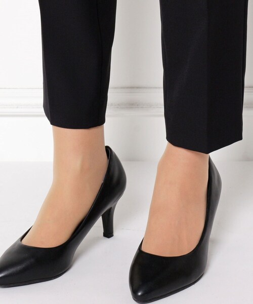 SHOO・LA・RUE(シューラルー)の「【S-5L/洗濯機可/2WAYストレッチ】ダブルクロスセンタープレステーパード(その他パンツ・レディース・ブラック/ダークネイビー/ナチュラル/ベージュ系その他4/ブラック系/ベージュ系その他5/ブラック系1/グレー系6・01/02/03/04/05/06/07)」の17枚目の写真