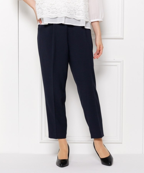 SHOO・LA・RUE(シューラルー)の「【S-5L/洗濯機可/2WAYストレッチ】ダブルクロスセンタープレステーパード(その他パンツ・レディース・ブラック/ダークネイビー/ナチュラル/ベージュ系その他4/ブラック系/ベージュ系その他5/ブラック系1/グレー系6・01/02/03/04/05/06/07)」の19枚目の写真