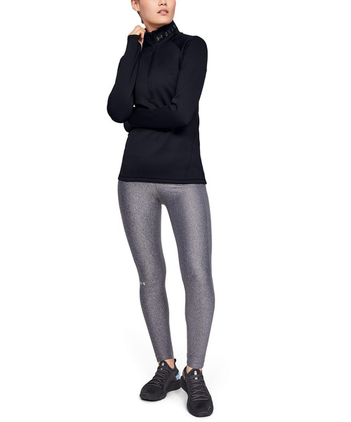 UNDER ARMOUR(アンダーアーマー)の「ウーマンズトレーニングベースレイヤー / コールドギアアーマー1/2ジップ(その他トップス・レディース・ブラック・SM/XL/MD/LG)」の3枚目の写真