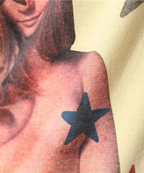 HYSTERIC GLAMOUR（ヒステリックグラマー）の「ALL HYSTERIC pt T-SH（Tシャツ/カットソー・メンズ・ホワイト/イエロー/ピンク・LARGE/SMALL/MEDIUM）」の8枚目の写真