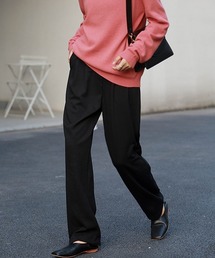 chuclla | 【chuclla】【2019AW】 ハイウエスト スウェット スラックス  chw931(スラックス)