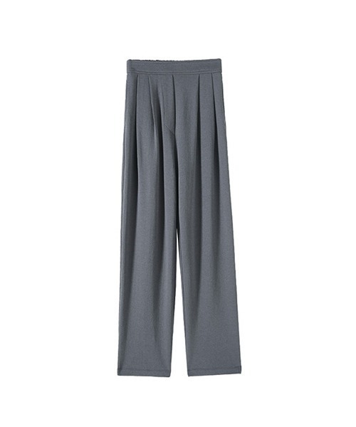 chuclla(チュクラ)の「【chuclla】【2019AW】 ハイウエスト スウェット スラックス chw931(スラックス・レディース・ブラック/ブラウン/グレー・S/M)」の10枚目の写真