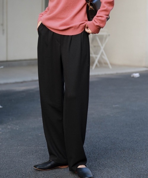 chuclla(チュクラ)の「【chuclla】【2019AW】 ハイウエスト スウェット スラックス chw931(スラックス・レディース・ブラック/ブラウン/グレー・S/M)」の17枚目の写真