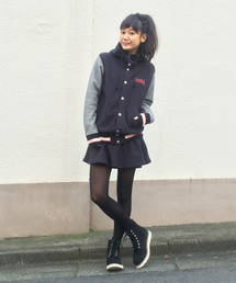 Champion | X-girl×CHAMPION REVERSE WEAVE(R) BUTTON HOODIE(パーカー)