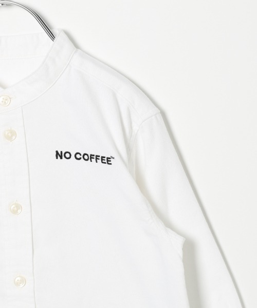 NO COFFEE ターコイズシャツ NO COFFEE（ノーコーヒー）の「【キッズ】NO COFFEE シャツ