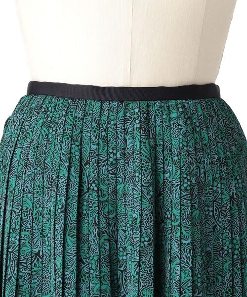 Drawer（ドゥロワー）の「Drawer ジョーゼットプリントプリーツ