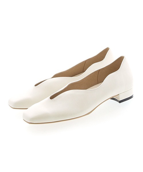 JELLY BEANS（ジェリービーンズ）の「【Made in Japan】スリットカットソフトフラット(113-1526)JELLY BEANS(ジェリービーンズ)（パンプス・レディース・ブラック/ネイビー/シルバー/アイボリー・23/24/22.5/24.5/23.5）」の14枚目の写真