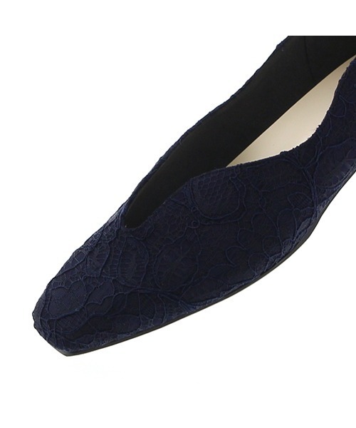 JELLY BEANS（ジェリービーンズ）の「【Made in Japan】スリットカットソフトフラット(113-1526)JELLY BEANS(ジェリービーンズ)（パンプス・レディース・ブラック/ネイビー/シルバー/アイボリー・23/24/22.5/24.5/23.5）」の13枚目の写真