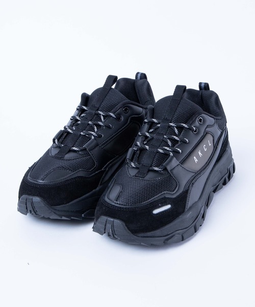 AKIII CLASSIC（アキクラシック）の「WEGO/AKIII CLASSIC URBAN TRACKER（スニーカー・メンズ・ブラック/ホワイト・X-LARGE/MEDIUM/X-SMALL/SMALL/LARGE）」の2枚目の写真