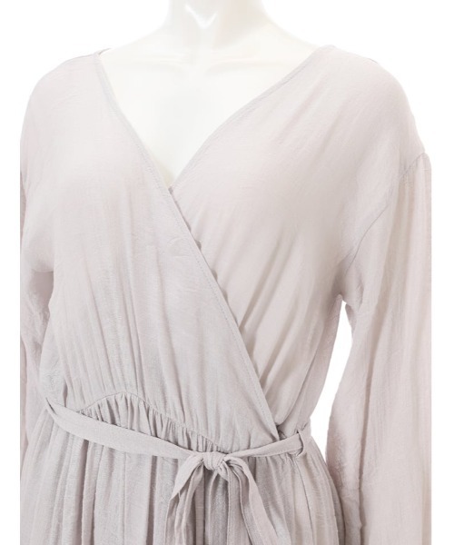 fifth（フィフス）の「カシュクールガウンワンピース（ワンピース・レディース・モカ/グレー・MEDIUM）」の7枚目の写真