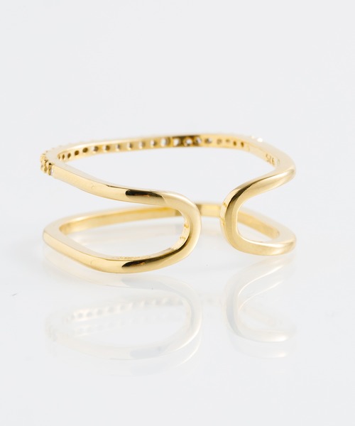 ANOH（アノー）の「【silver925】スクエアWラインリング（リング・レディース・ピンクゴールド/シルバー/ゴールド・FREE）」の10枚目の写真