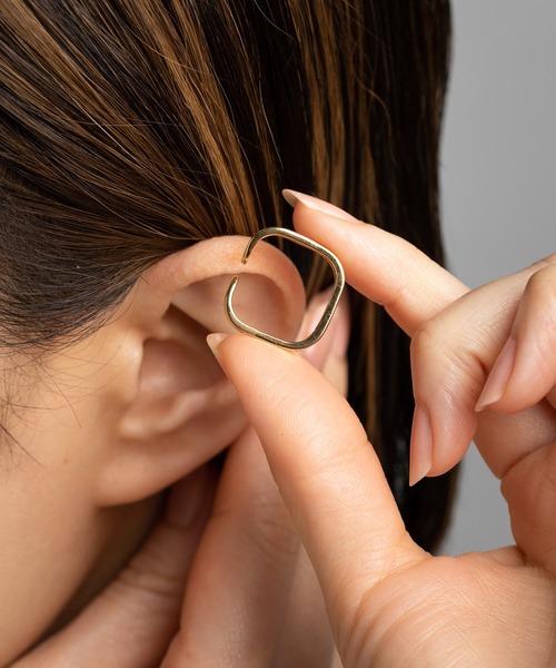 ANOH（アノー）の「【silver925】スクエアWラインリング（リング・レディース・ピンクゴールド/シルバー/ゴールド・FREE）」の5枚目の写真