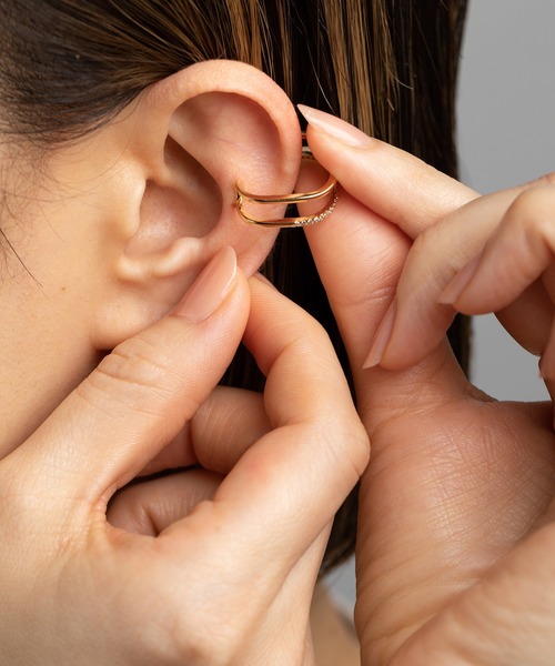 ANOH（アノー）の「【silver925】スクエアWラインリング（リング・レディース・ピンクゴールド/シルバー/ゴールド・FREE）」の16枚目の写真