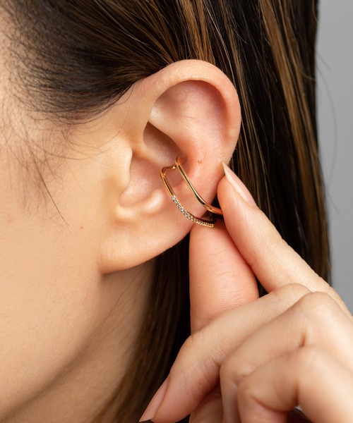 ANOH（アノー）の「【silver925】スクエアWラインリング（リング・レディース・ピンクゴールド/シルバー/ゴールド・FREE）」の7枚目の写真