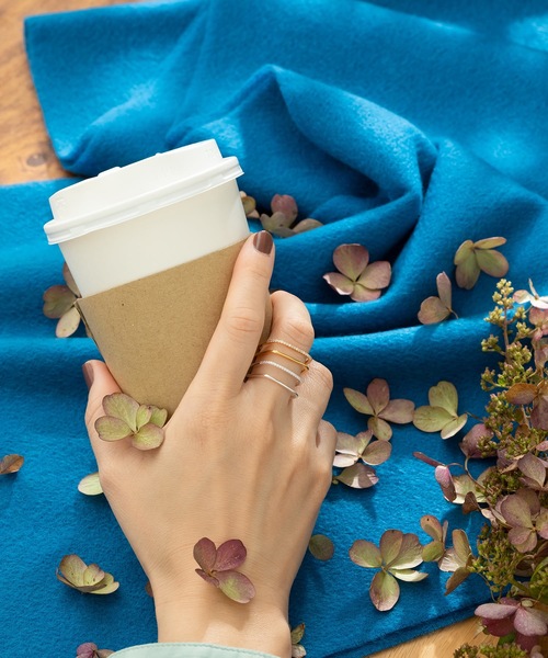 ANOH（アノー）の「【silver925】スクエアWラインリング（リング・レディース・ピンクゴールド/シルバー/ゴールド・FREE）」の20枚目の写真