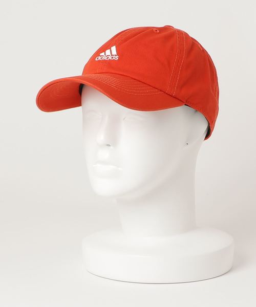 adidas（アディダス）の「アディダス BOS TWILL 105111702 ローキャップ（キャップ・メンズ・オレンジ/ベージュ/ブラック/ホワイト・FREE）」の4枚目の写真