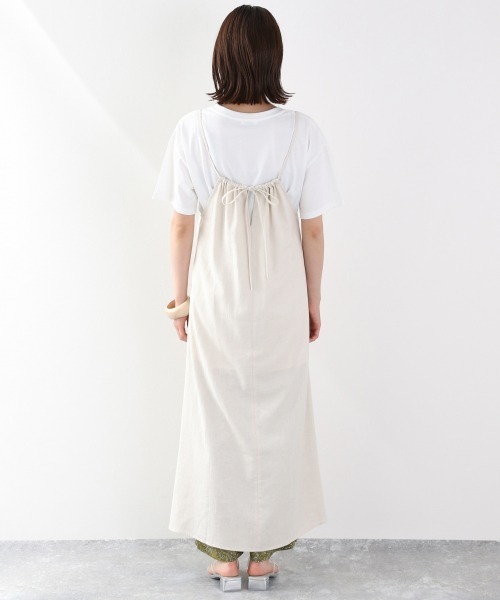 LOWRYS FARM（ローリーズファーム）の「アサコンキャミワンピース　890058（ワンピース・レディース・アイボリー/ブラック/ブラウン/パープル・FREE）」の5枚目の写真