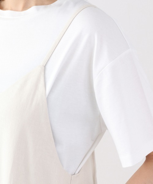 LOWRYS FARM（ローリーズファーム）の「アサコンキャミワンピース　890058（ワンピース・レディース・アイボリー/ブラック/ブラウン/パープル・FREE）」の7枚目の写真