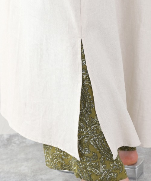 LOWRYS FARM（ローリーズファーム）の「アサコンキャミワンピース　890058（ワンピース・レディース・アイボリー/ブラック/ブラウン/パープル・FREE）」の8枚目の写真