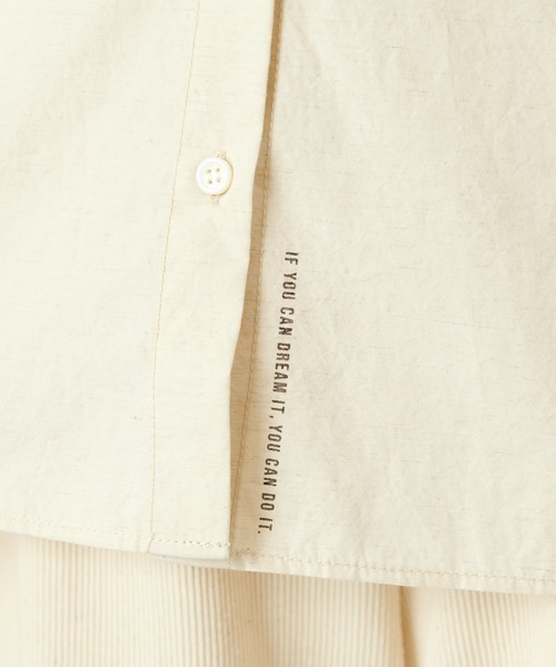 PUAL CE CIN（ピュアルセシン）の「プリントシャツ（シャツ/ブラウス・レディース・ベージュ/チャコールグレー/ナチュラル・FREE）」の10枚目の写真