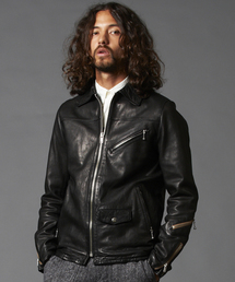 HYSTERIC GLAMOUR | ラムレザーシングルライダースJK(ブルゾン)