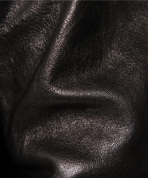 HYSTERIC GLAMOUR（ヒステリックグラマー）の「ラムレザーシングルライダースJK（ブルゾン・メンズ・ネイビー/ブラック・MEDIUM/SMALL/LARGE）」の13枚目の写真