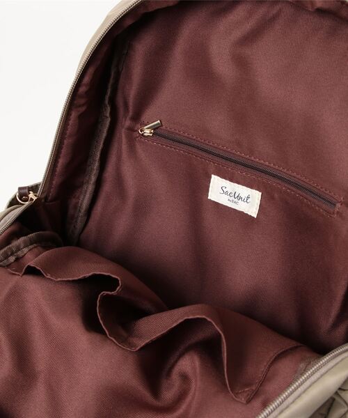 SAC(サック)の「A4多機能リュックリュックバッグ SAC unit(バックパック/リュック・レディース・ブラック/ベージュ/グレー/オリーブ/ネイビー・FREE)」の15枚目の写真
