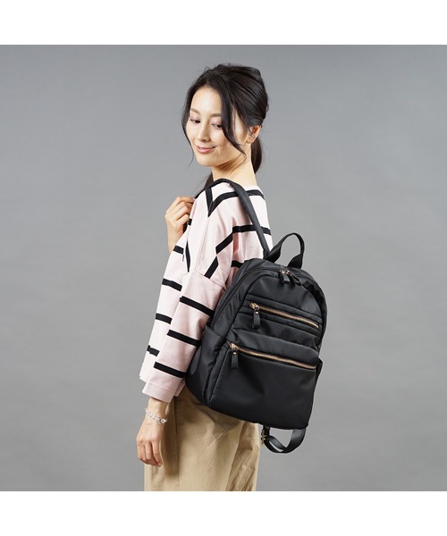 SAC(サック)の「A4多機能リュックリュックバッグ SAC unit(バックパック/リュック・レディース・ブラック/ベージュ/グレー/オリーブ/ネイビー・FREE)」の7枚目の写真