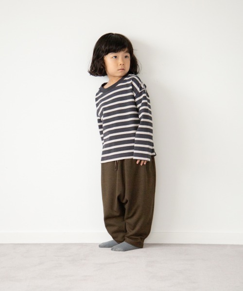 LOWRYS FARM(ローリーズファーム)の「USAボーダーLS 894668(Tシャツ/カットソー・キッズ・グレー系その他/ブラウン系その他/グリーン系その他/ブラウン系その他4・MEDIUM/LARGE/X-LARGE)」の2枚目の写真